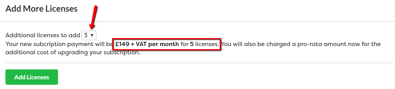 Add licenses