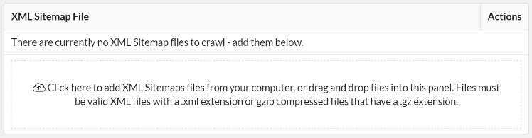 Adding a XML Sitemap file