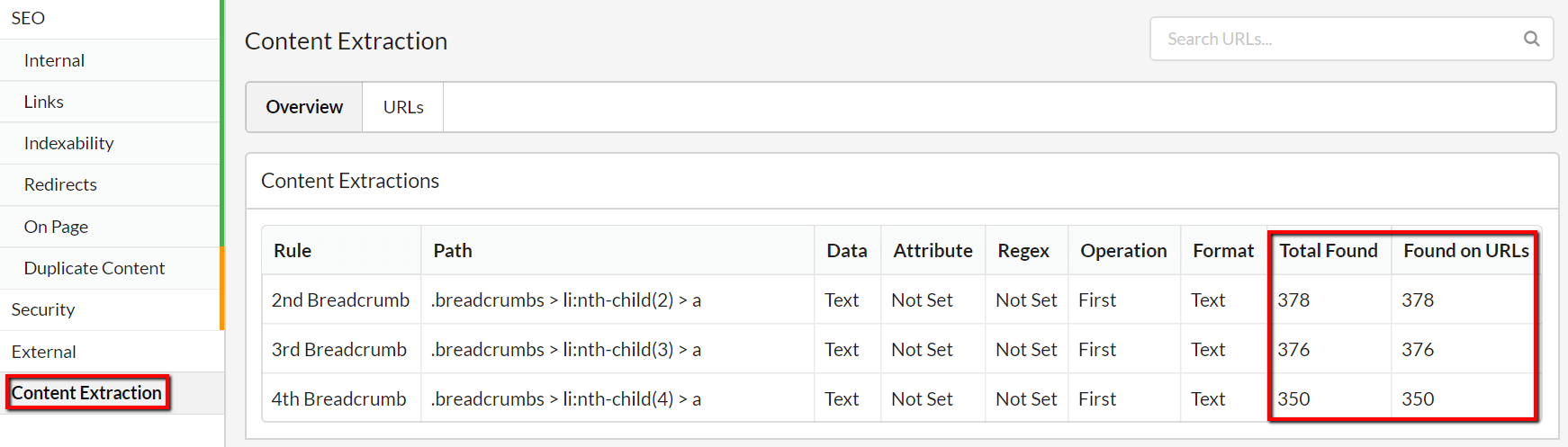 Content Extraction Overview