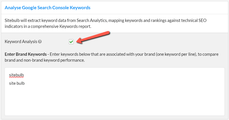 Enabling Keyword Analysis