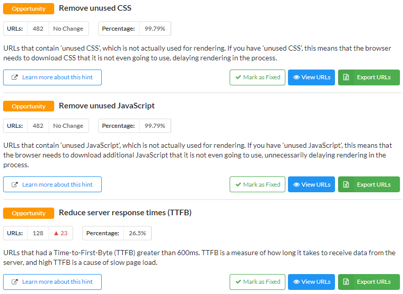 Sitebulb Performance Hints