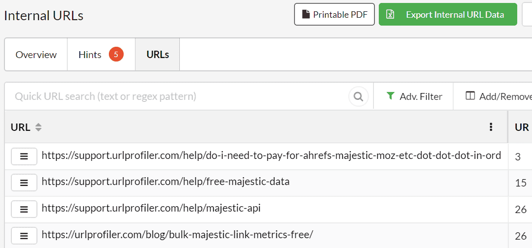 Subdomains in internal